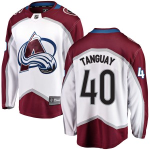 Men's Fanatics Branded Colorado Avalanche Alex Tanguay White Away Jersey - Breakaway