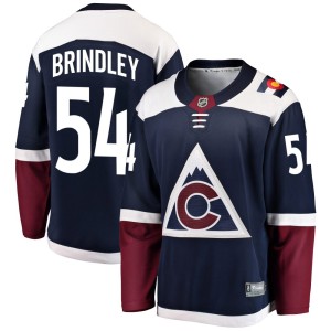 Youth Fanatics Branded Colorado Avalanche Gavin Brindley Navy Alternate Jersey - Breakaway