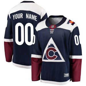 Youth Fanatics Branded Colorado Avalanche Custom Navy Custom Alternate Jersey - Breakaway