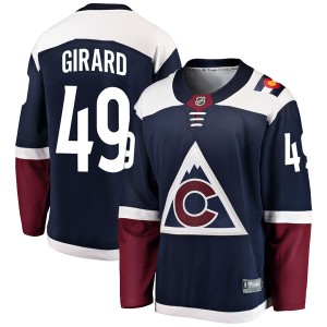 Youth Fanatics Branded Colorado Avalanche Samuel Girard Navy Alternate Jersey - Breakaway