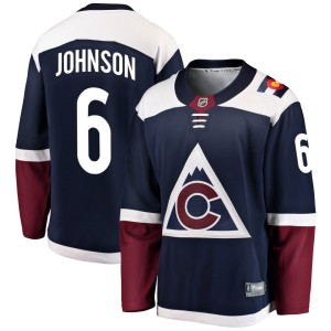 Youth Fanatics Branded Colorado Avalanche Erik Johnson Navy Alternate Jersey - Breakaway