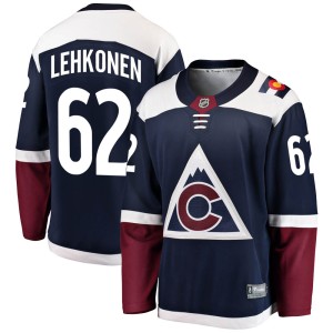 Youth Fanatics Branded Colorado Avalanche Artturi Lehkonen Navy Alternate Jersey - Breakaway