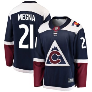 Youth Fanatics Branded Colorado Avalanche Jayson Megna Navy Alternate Jersey - Breakaway