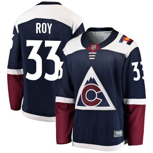 Youth Fanatics Branded Colorado Avalanche Patrick Roy Navy Alternate Jersey - Breakaway