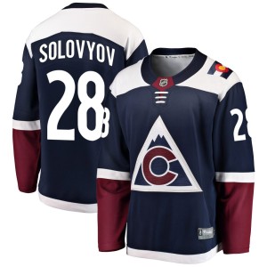 Youth Fanatics Branded Colorado Avalanche Ilya Solovyov Navy Alternate Jersey - Breakaway