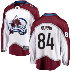 Youth Fanatics Branded Colorado Avalanche Brent Burns White Away Jersey - Breakaway
