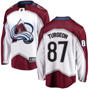 Youth Fanatics Branded Colorado Avalanche Pierre Turgeon White Away Jersey - Breakaway
