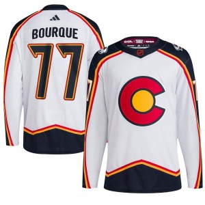 Youth Adidas Colorado Avalanche Raymond Bourque White Reverse Retro 2.0 Jersey - Authentic