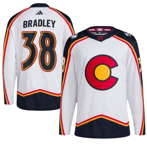 Youth Adidas Colorado Avalanche Chase Bradley White Reverse Retro 2.0 Jersey - Authentic