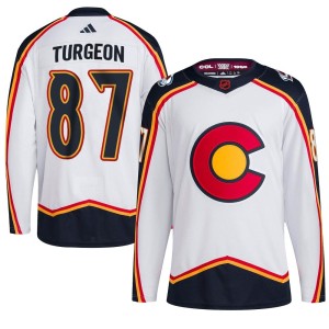 Youth Adidas Colorado Avalanche Pierre Turgeon White Reverse Retro 2.0 Jersey - Authentic
