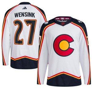 Youth Adidas Colorado Avalanche John Wensink White Reverse Retro 2.0 Jersey - Authentic