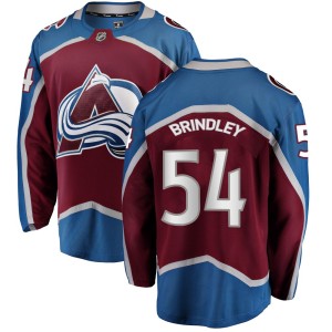 Youth Fanatics Branded Colorado Avalanche Gavin Brindley Maroon Home Jersey - Breakaway
