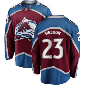 Youth Fanatics Branded Colorado Avalanche Milan Hejduk Maroon Home Jersey - Breakaway