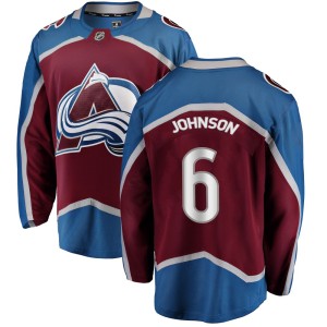 Youth Fanatics Branded Colorado Avalanche Erik Johnson Maroon Home Jersey - Breakaway