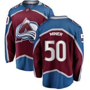 Youth Fanatics Branded Colorado Avalanche Trent Miner Maroon Home Jersey - Breakaway