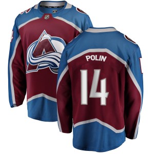 Youth Fanatics Branded Colorado Avalanche Jason Polin Maroon Home Jersey - Breakaway