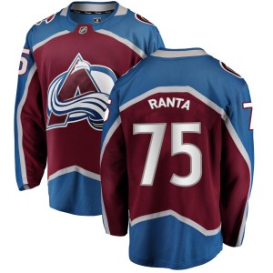 Youth Fanatics Branded Colorado Avalanche Sampo Ranta Maroon Home Jersey - Breakaway