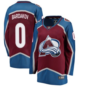 Women's Fanatics Branded Colorado Avalanche Zakhar Bardakov Maroon Home Jersey - Breakaway