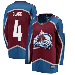 Women's Fanatics Branded Colorado Avalanche Rob Blake Maroon Home Jersey - Breakaway