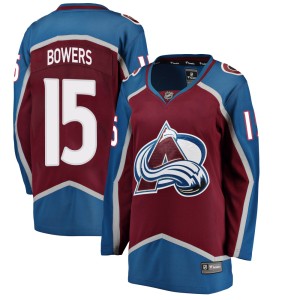 Women's Fanatics Branded Colorado Avalanche Shane Bowers Maroon Home Jersey - Breakaway