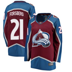 Women's Fanatics Branded Colorado Avalanche Peter Forsberg Maroon Home Jersey - Breakaway