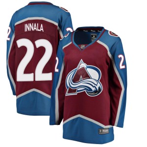 Women's Fanatics Branded Colorado Avalanche Jere Innala Maroon Home Jersey - Breakaway