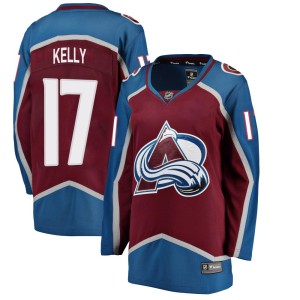 Women's Fanatics Branded Colorado Avalanche Parker Kelly Maroon Home Jersey - Breakaway