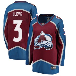 Women's Fanatics Branded Colorado Avalanche John Ludvig Maroon Home Jersey - Breakaway