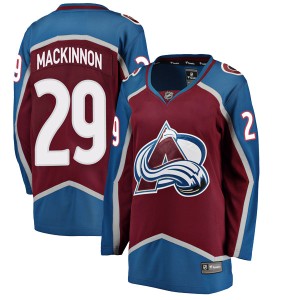 Women's Fanatics Branded Colorado Avalanche Nathan MacKinnon Maroon Home Jersey - Breakaway