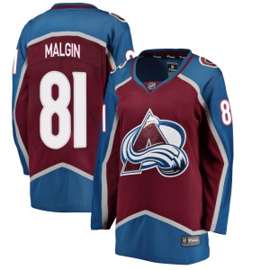 Women's Fanatics Branded Colorado Avalanche Denis Malgin Maroon Home Jersey - Breakaway