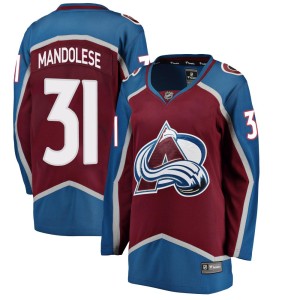 Women's Fanatics Branded Colorado Avalanche Kevin Mandolese Maroon Home Jersey - Breakaway