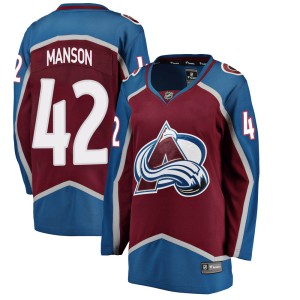 Women's Fanatics Branded Colorado Avalanche Josh Manson Maroon Home Jersey - Breakaway
