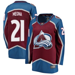 Women's Fanatics Branded Colorado Avalanche Jayson Megna Maroon Home Jersey - Breakaway