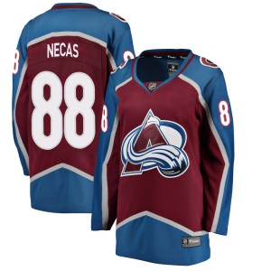 Women's Fanatics Branded Colorado Avalanche Martin Necas Maroon Home Jersey - Breakaway