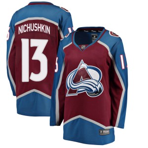 Women's Fanatics Branded Colorado Avalanche Valeri Nichushkin Maroon Home Jersey - Breakaway