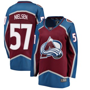 Women's Fanatics Branded Colorado Avalanche Tristen Nielsen Maroon Home Jersey - Breakaway