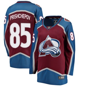 Women's Fanatics Branded Colorado Avalanche Nikita Prishchepov Maroon Home Jersey - Breakaway