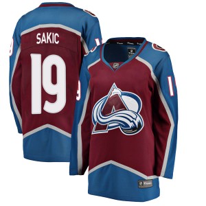 Women's Fanatics Branded Colorado Avalanche Joe Sakic Maroon Home Jersey - Breakaway
