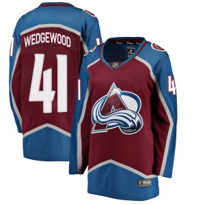 Women's Fanatics Branded Colorado Avalanche Scott Wedgewood Maroon Home Jersey - Breakaway