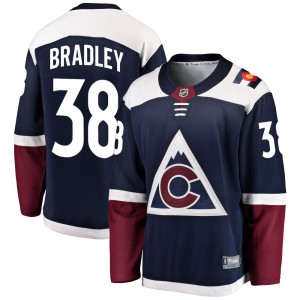 Men's Fanatics Branded Colorado Avalanche Chase Bradley Navy Alternate Jersey - Breakaway