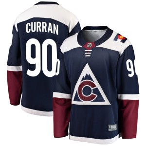 Men's Fanatics Branded Colorado Avalanche Maxmilian Curran Navy Alternate Jersey - Breakaway