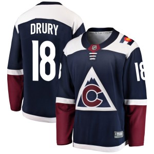 Men's Fanatics Branded Colorado Avalanche Jack Drury Navy Alternate Jersey - Breakaway