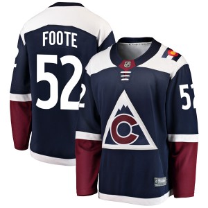 Men's Fanatics Branded Colorado Avalanche Adam Foote Navy Alternate Jersey - Breakaway