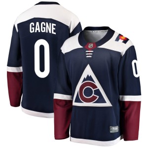 Men's Fanatics Branded Colorado Avalanche Alex Gagne Navy Alternate Jersey - Breakaway