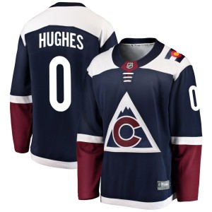 Men's Fanatics Branded Colorado Avalanche T.J. Hughes Navy Alternate Jersey - Breakaway
