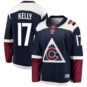 Men's Fanatics Branded Colorado Avalanche Parker Kelly Navy Alternate Jersey - Breakaway
