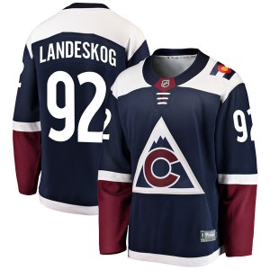Men's Fanatics Branded Colorado Avalanche Gabriel Landeskog Navy Alternate Jersey - Breakaway