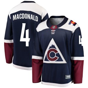 Men's Fanatics Branded Colorado Avalanche Jacob MacDonald Navy Alternate Jersey - Breakaway