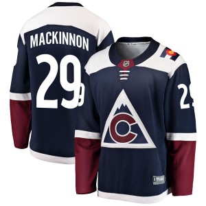 Men's Fanatics Branded Colorado Avalanche Nathan MacKinnon Navy Alternate Jersey - Breakaway