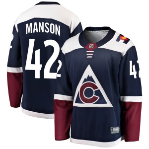 Men's Fanatics Branded Colorado Avalanche Josh Manson Navy Alternate Jersey - Breakaway